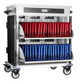 POWER TECHNOLOGIES Premium 40 Bay Secure Smart Charge Cart - 220V UK, MODEL- AC-PRO-II, SKU- CRT-PRO-S40L-U